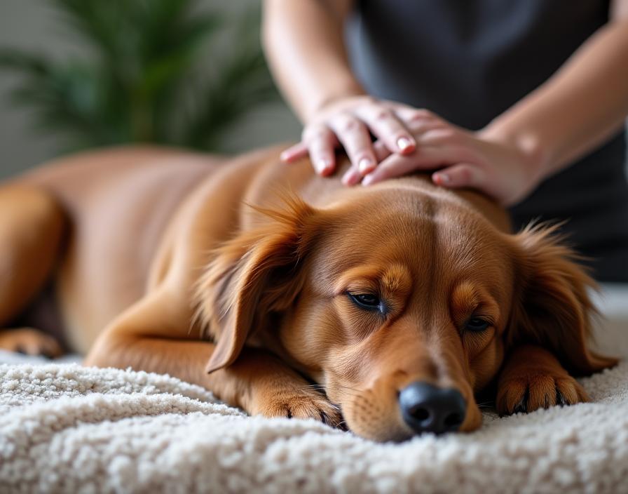 Massaggio terapeutico e relax per animali